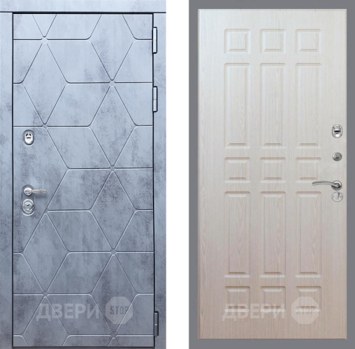 Входная металлическая Дверь Рекс (REX) 28 FL-33 Беленый дуб в Красноармейске