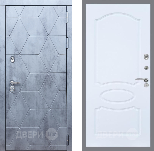 Входная металлическая Дверь Рекс (REX) 28 FL-128 Силк Сноу в Красноармейске