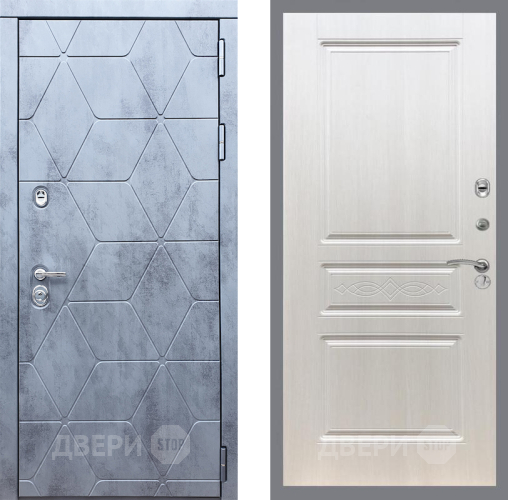 Входная металлическая Дверь Рекс (REX) 28 FL-243 Лиственница беж в Красноармейске