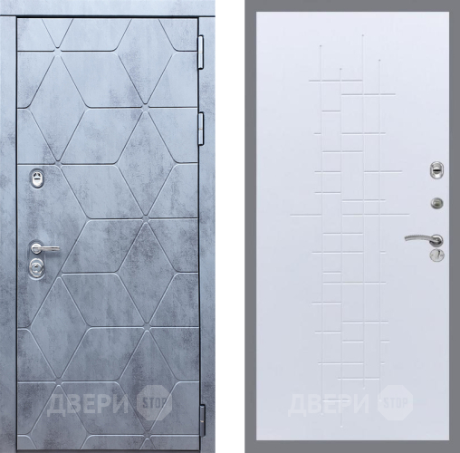 Входная металлическая Дверь Рекс (REX) 28 FL-289 Белый ясень в Красноармейске