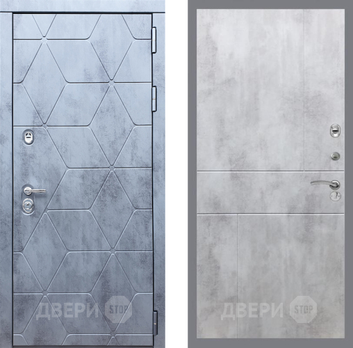 Входная металлическая Дверь Рекс (REX) 28 FL-290 Бетон светлый в Красноармейске