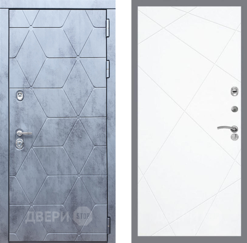 Входная металлическая Дверь Рекс (REX) 28 FL-291 Силк Сноу в Красноармейске