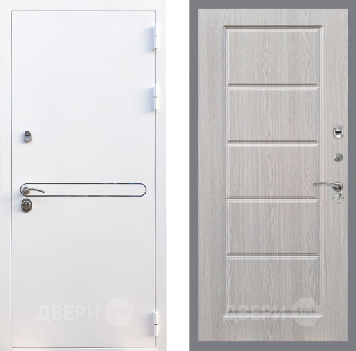 Входная металлическая Дверь Рекс (REX) 27 FL-39 Беленый дуб в Красноармейске