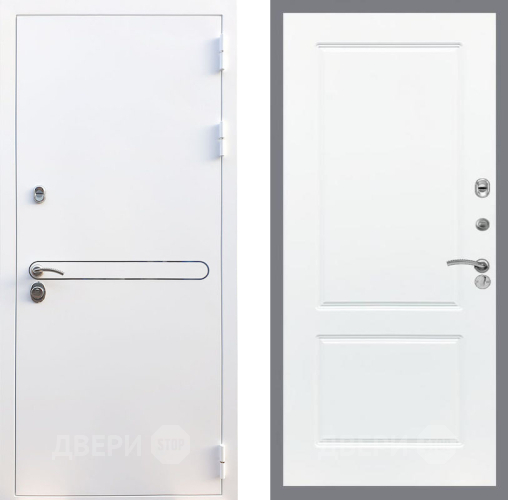 Входная металлическая Дверь Рекс (REX) 27 FL-117 Силк Сноу в Красноармейске