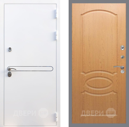 Входная металлическая Дверь Рекс (REX) 27 FL-128 Дуб в Красноармейске