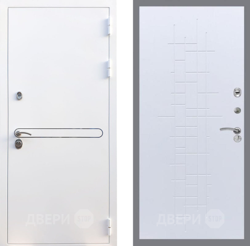 Входная металлическая Дверь Рекс (REX) 27 FL-289 Белый ясень в Красноармейске