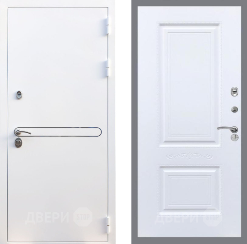 Входная металлическая Дверь Рекс (REX) 27 Смальта Силк Сноу в Красноармейске