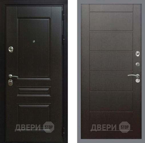 Входная металлическая Дверь Рекс (REX) Премиум-Н Сити Венге в Красноармейске
