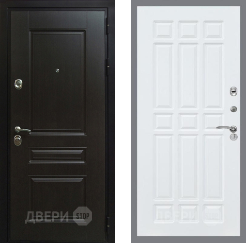 Входная металлическая Дверь Рекс (REX) Премиум-Н FL-33 Силк Сноу в Красноармейске