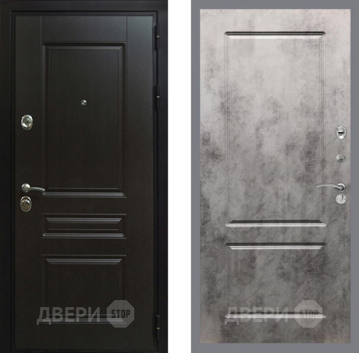 Входная металлическая Дверь Рекс (REX) Премиум-Н FL-117 Бетон темный в Красноармейске