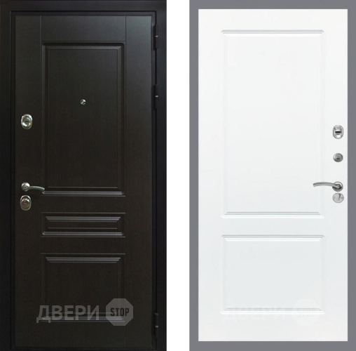 Входная металлическая Дверь Рекс (REX) Премиум-Н FL-117 Силк Сноу в Красноармейске