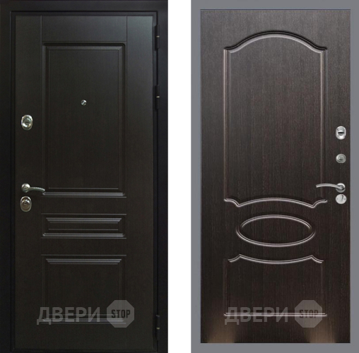Входная металлическая Дверь Рекс (REX) Премиум-Н FL-128 Венге светлый в Красноармейске
