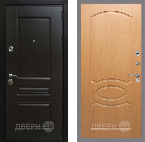 Входная металлическая Дверь Рекс (REX) Премиум-Н FL-128 Дуб в Красноармейске