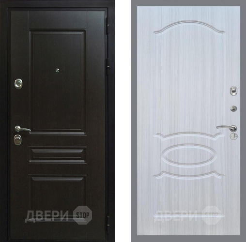 Входная металлическая Дверь Рекс (REX) Премиум-Н FL-128 Сандал белый в Красноармейске