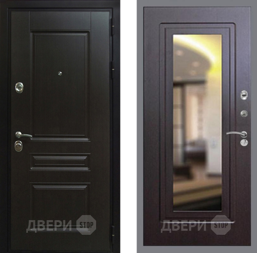 Входная металлическая Дверь Рекс (REX) Премиум-Н FLZ-120 Венге в Красноармейске