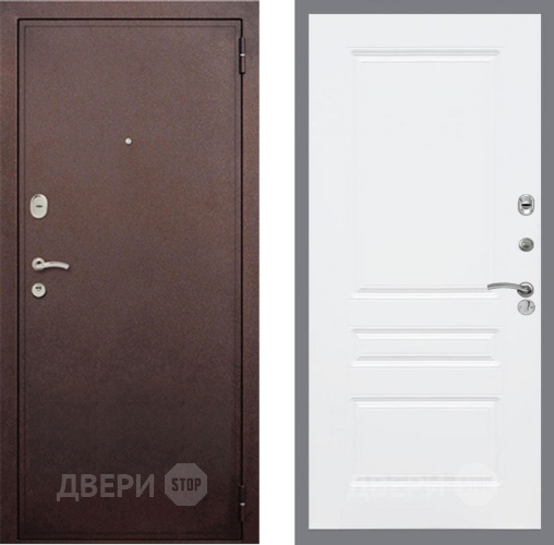 Дверь Рекс (REX) 2 Медный Антик FL-243 Силк Сноу в Красноармейске