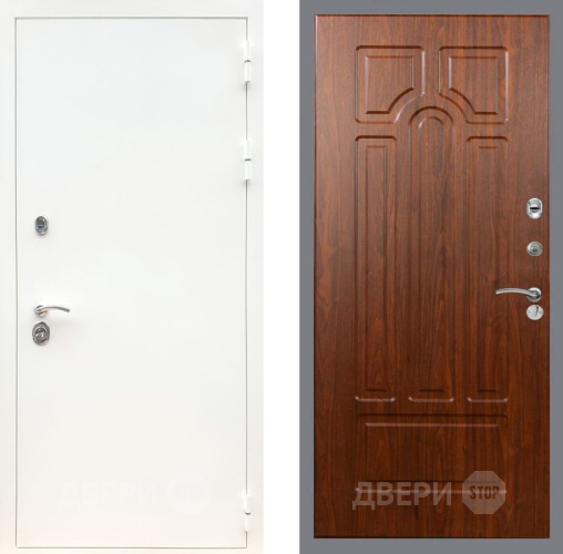 Дверь Рекс (REX) 5 Белая Шагрень FL-58 Морёная берёза в Красноармейске