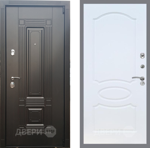 Входная металлическая Дверь Рекс (REX) 9 FL-128 Белый ясень в Красноармейске
