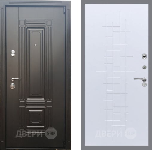 Входная металлическая Дверь Рекс (REX) 9 FL-289 Белый ясень в Красноармейске