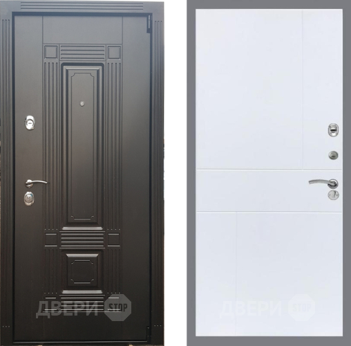 Входная металлическая Дверь Рекс (REX) 9 FL-290 Силк Сноу в Красноармейске