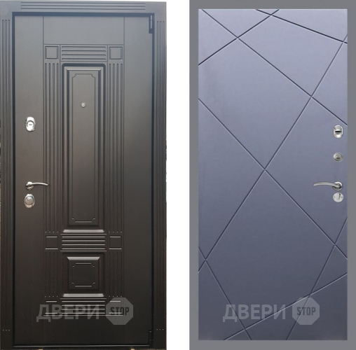 Входная металлическая Дверь Рекс (REX) 9 FL-291 Силк титан в Красноармейске