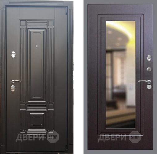 Входная металлическая Дверь Рекс (REX) 9 FLZ-120 Венге в Красноармейске