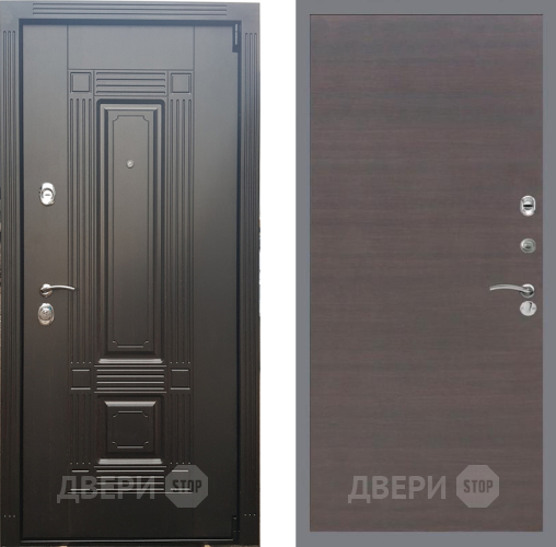 Входная металлическая Дверь Рекс (REX) 9 GL венге поперечный в Красноармейске