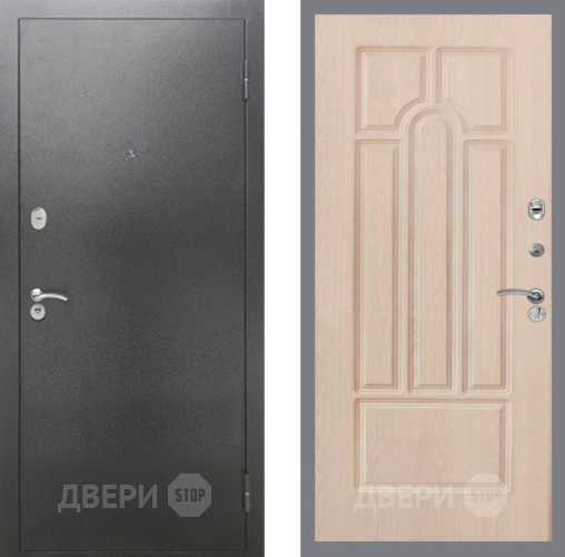 Дверь Рекс (REX) 2А Серебро Антик FL-58 Беленый дуб в Красноармейске