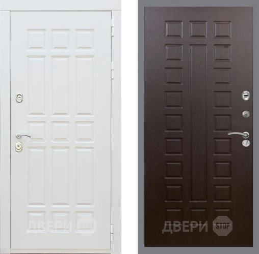 Входная металлическая Дверь Рекс (REX) 8 Силк Сноу FL-183 Венге в Красноармейске