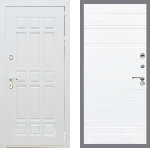 Входная металлическая Дверь Рекс (REX) 8 Силк Сноу Line Силк Сноу в Красноармейске