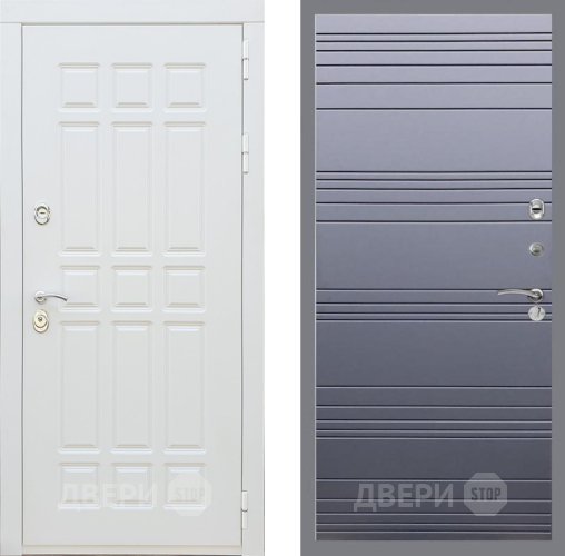 Входная металлическая Дверь Рекс (REX) 8 Силк Сноу Line Силк титан в Красноармейске