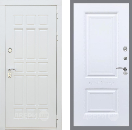 Входная металлическая Дверь Рекс (REX) 8 Силк Сноу Смальта Силк Сноу в Красноармейске