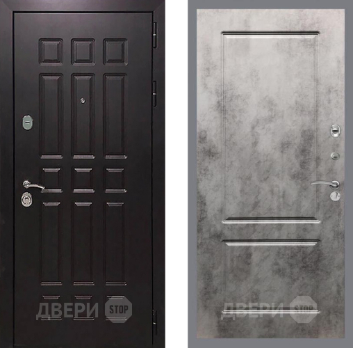 Входная металлическая Дверь Рекс (REX) 8 FL-117 Бетон темный в Красноармейске