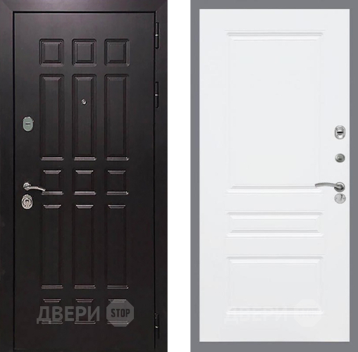 Входная металлическая Дверь Рекс (REX) 8 FL-243 Силк Сноу в Красноармейске