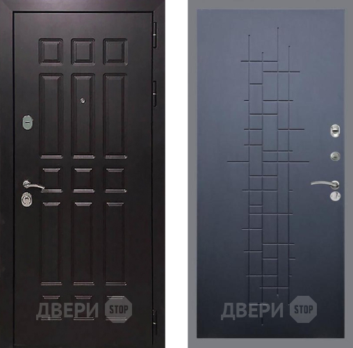 Входная металлическая Дверь Рекс (REX) 8 FL-289 Ясень черный в Красноармейске