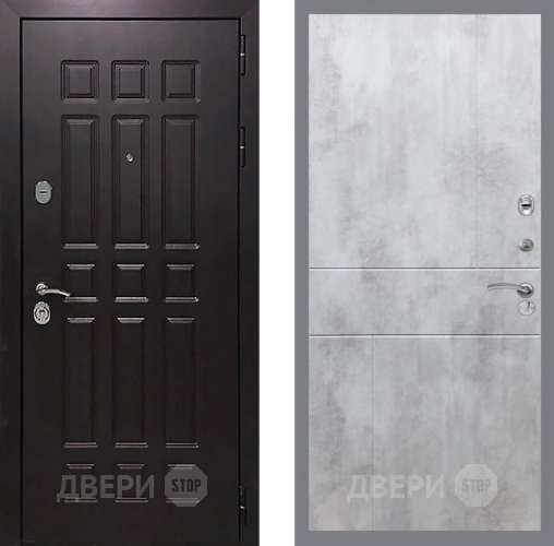 Входная металлическая Дверь Рекс (REX) 8 FL-290 Бетон светлый в Красноармейске