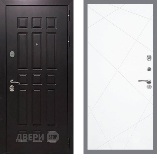 Входная металлическая Дверь Рекс (REX) 8 FL-291 Силк Сноу в Красноармейске