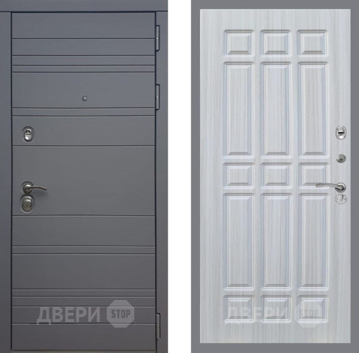 Входная металлическая Дверь Рекс (REX) 14 силк титан FL-33 Сандал белый в Красноармейске