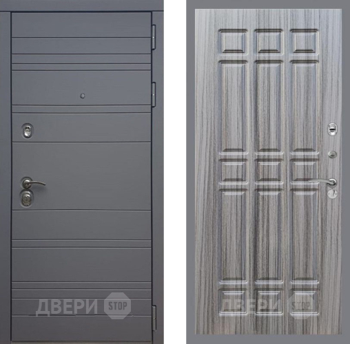Входная металлическая Дверь Рекс (REX) 14 силк титан FL-33 Сандал грей в Красноармейске