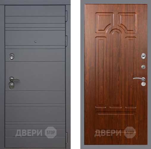 Входная металлическая Дверь Рекс (REX) 14 силк титан FL-58 Морёная берёза в Красноармейске