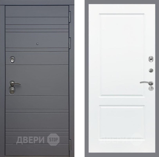 Входная металлическая Дверь Рекс (REX) 14 силк титан FL-117 Силк Сноу в Красноармейске