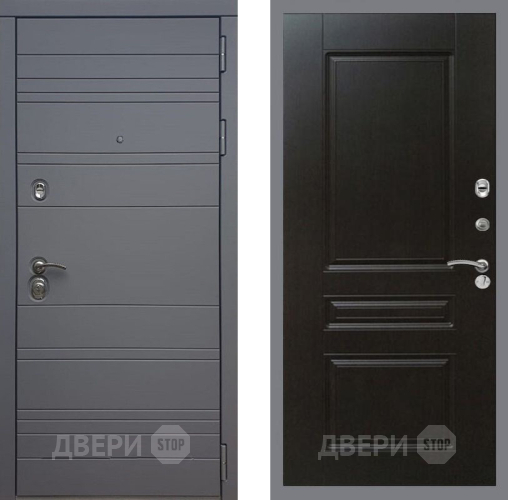 Входная металлическая Дверь Рекс (REX) 14 силк титан FL-243 Венге в Красноармейске