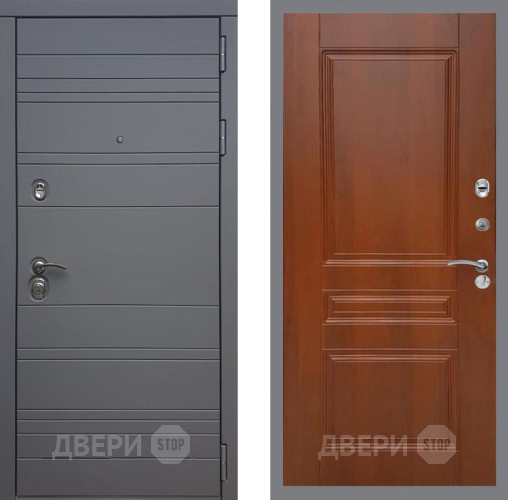 Входная металлическая Дверь Рекс (REX) 14 силк титан FL-243 Итальянский орех в Красноармейске