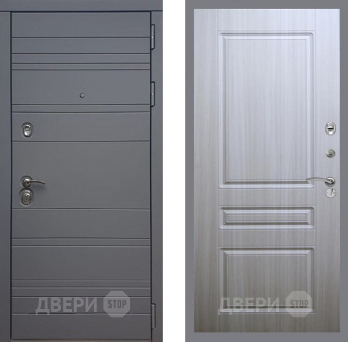 Входная металлическая Дверь Рекс (REX) 14 силк титан FL-243 Сандал белый в Красноармейске