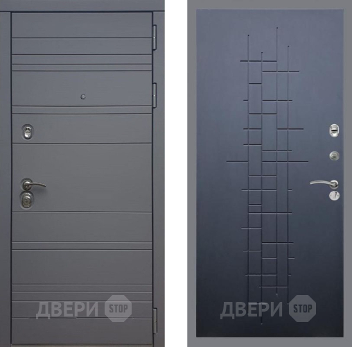Входная металлическая Дверь Рекс (REX) 14 силк титан FL-289 Ясень черный в Красноармейске