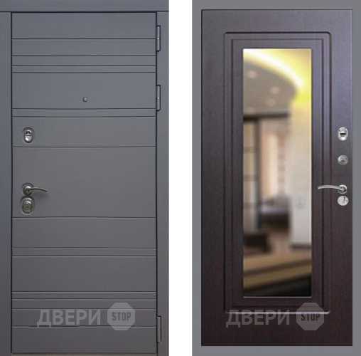 Входная металлическая Дверь Рекс (REX) 14 силк титан FLZ-120 Венге в Красноармейске