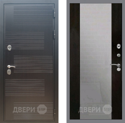 Входная металлическая Дверь Рекс (REX) премиум 185 СБ-16 Зеркало Венге в Красноармейске