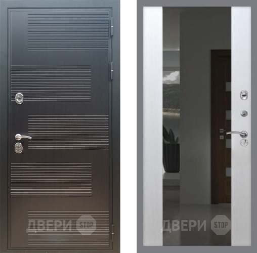 Входная металлическая Дверь Рекс (REX) премиум 185 СБ-16 с Зеркалом Лиственница беж в Красноармейске