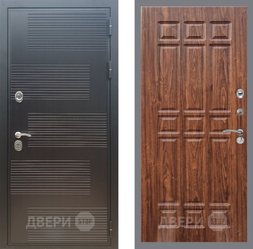 Дверь Рекс (REX) премиум 185 FL-33 орех тисненый в Красноармейске