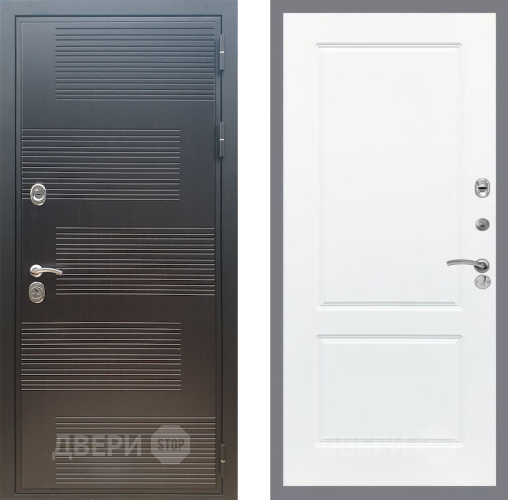 Входная металлическая Дверь Рекс (REX) премиум 185 FL-117 Силк Сноу в Красноармейске